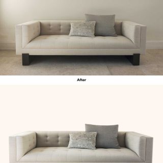 Our client felt the floor and wall in the original image were a distraction and took attention away from his furniture. We isolated the image on a neutral background and adjusted color balance for accuracy.