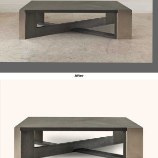 Our client felt the floor and wall in the original image were a distraction and took attention away from his furniture. We isolated the image on a neutral background and adjusted color balance for accuracy.